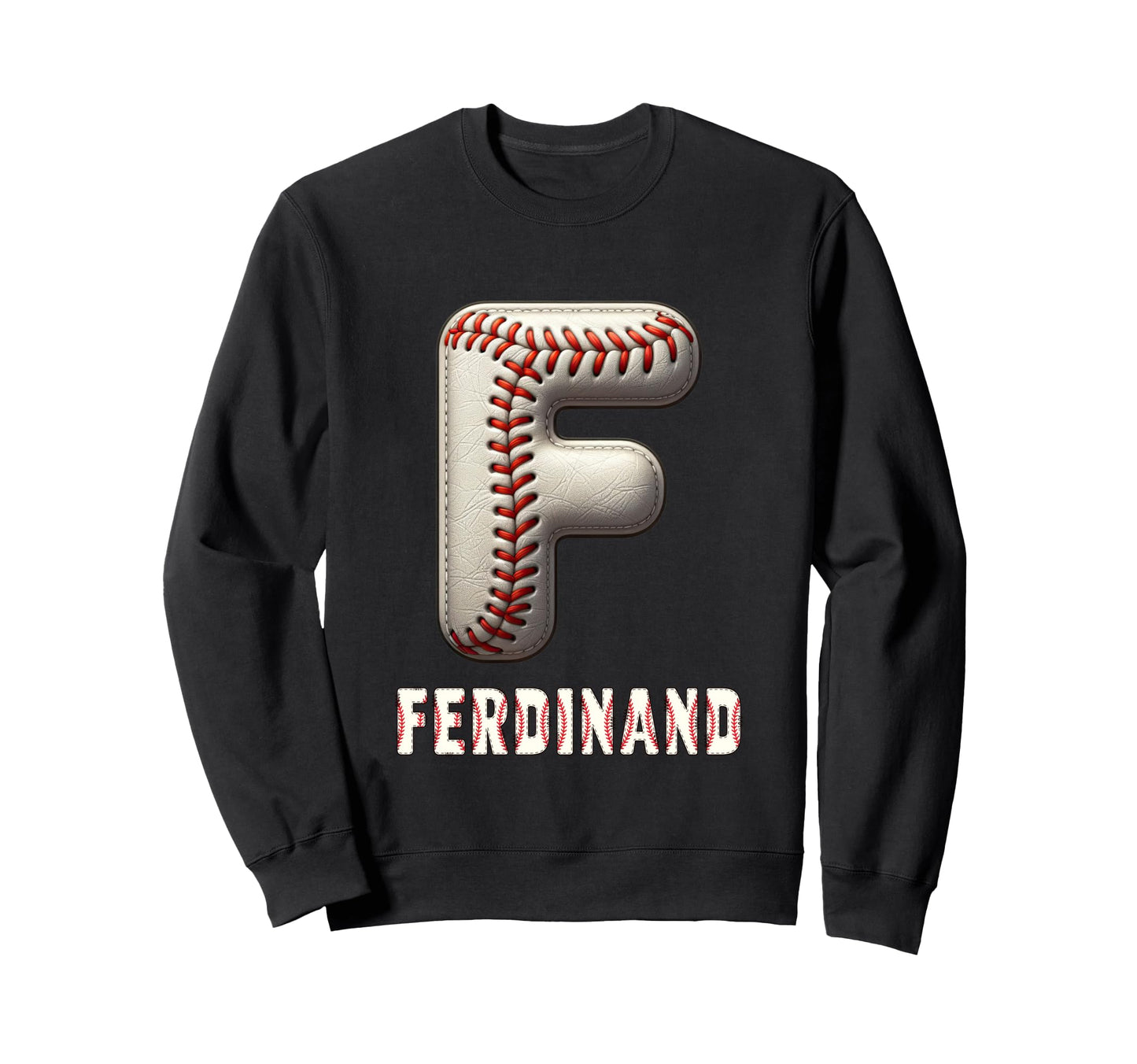Baseball Home Run Joel Initial Letter Sweatshirt - Graphic Print Unisex - T-Shirt, Sweatshirt, Hoodie