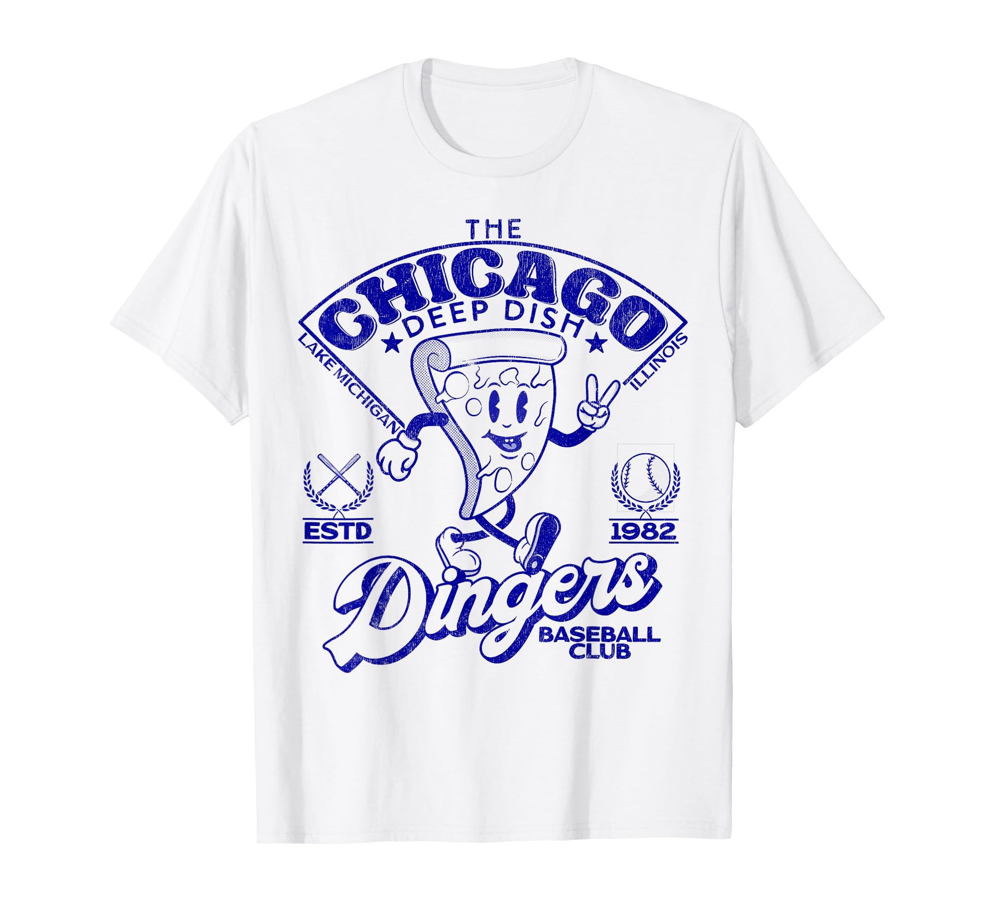 Chicago Deep Dish Dingers Minor T-Shirt - Casual Everyday Wear Men Women - T-Shirt, Sweatshirt, Hoodie