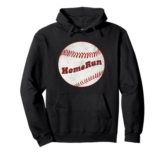 Baseball Homerun Sports Fan Team Fan Hoodie - Novelty Apparel for Adults - T-Shirt, Sweatshirt, Hoodie