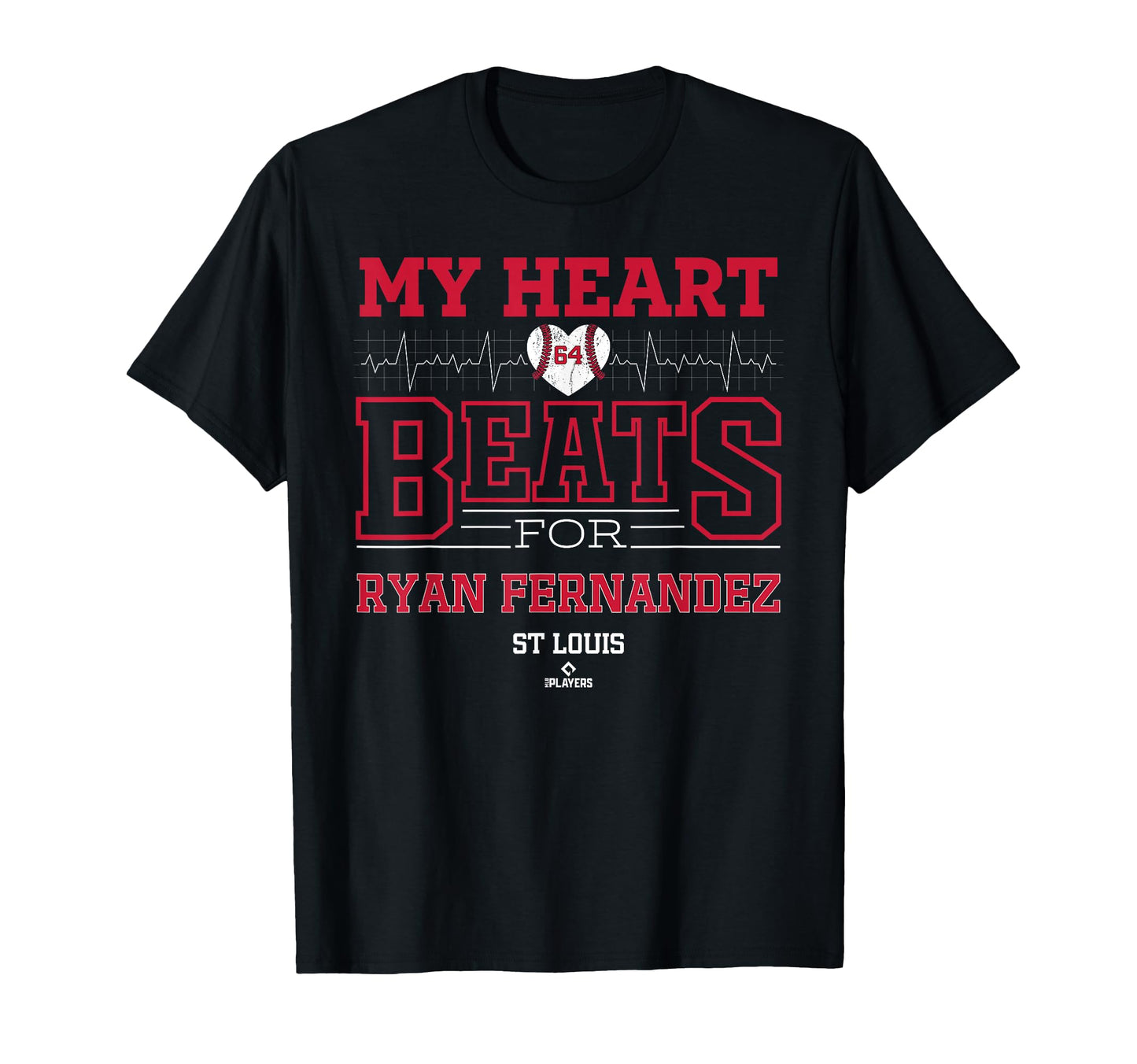My Heart Beats Ryan Fernandez St Louis T-Shirt - Minimalist Print Unisex - T-Shirt, Sweatshirt, Hoodie