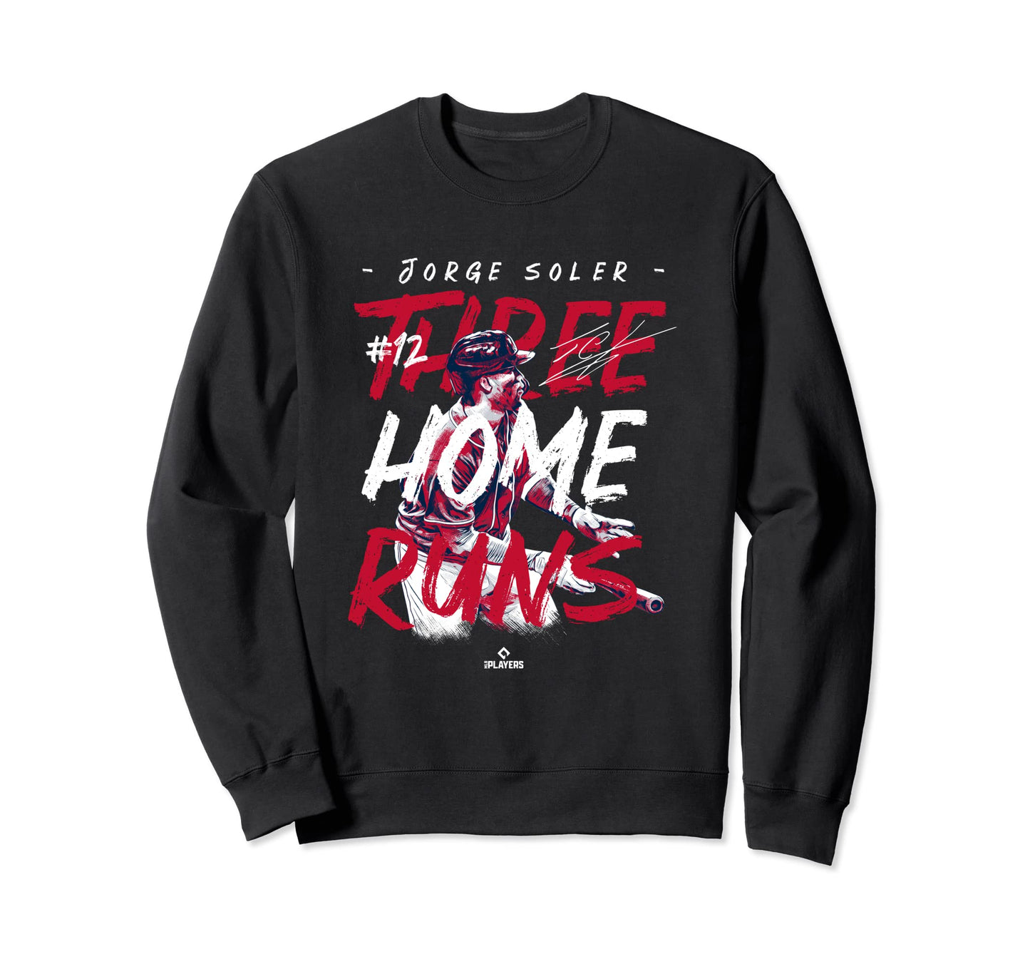 3 Home Runs Mlbpa Jorge Soler Sweatshirt - Unique Graphic for Adults - T-Shirt, Sweatshirt, Hoodie