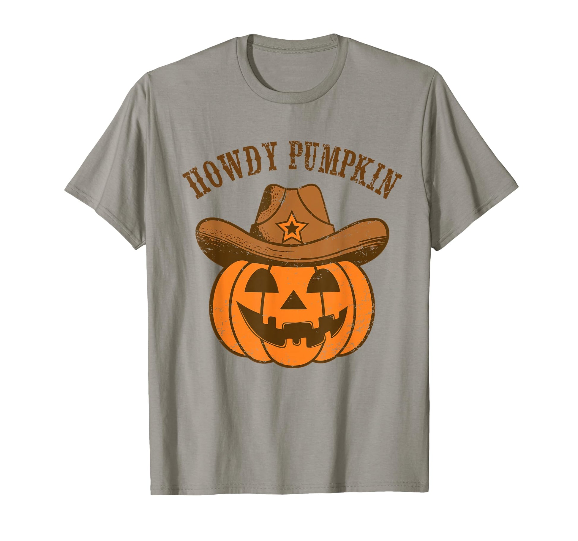 Howdy Pumpkin Autumn Western T-Shirt - Aesthetic Graphic for Adults - T-Shirt, Sweatshirt, Hoodie