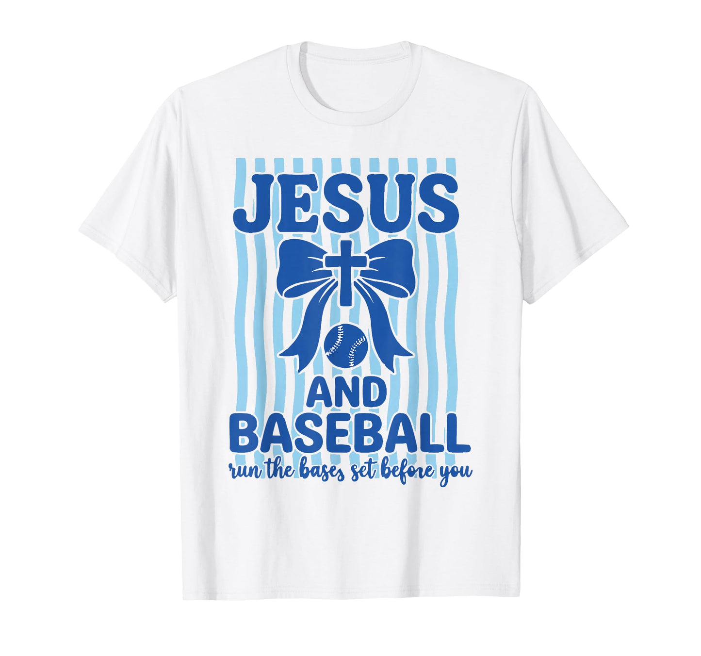 Jesus And Baseball Coquette Christian T-Shirt - Fun Novelty Design Unisex - T-Shirt, Sweatshirt, Hoodie