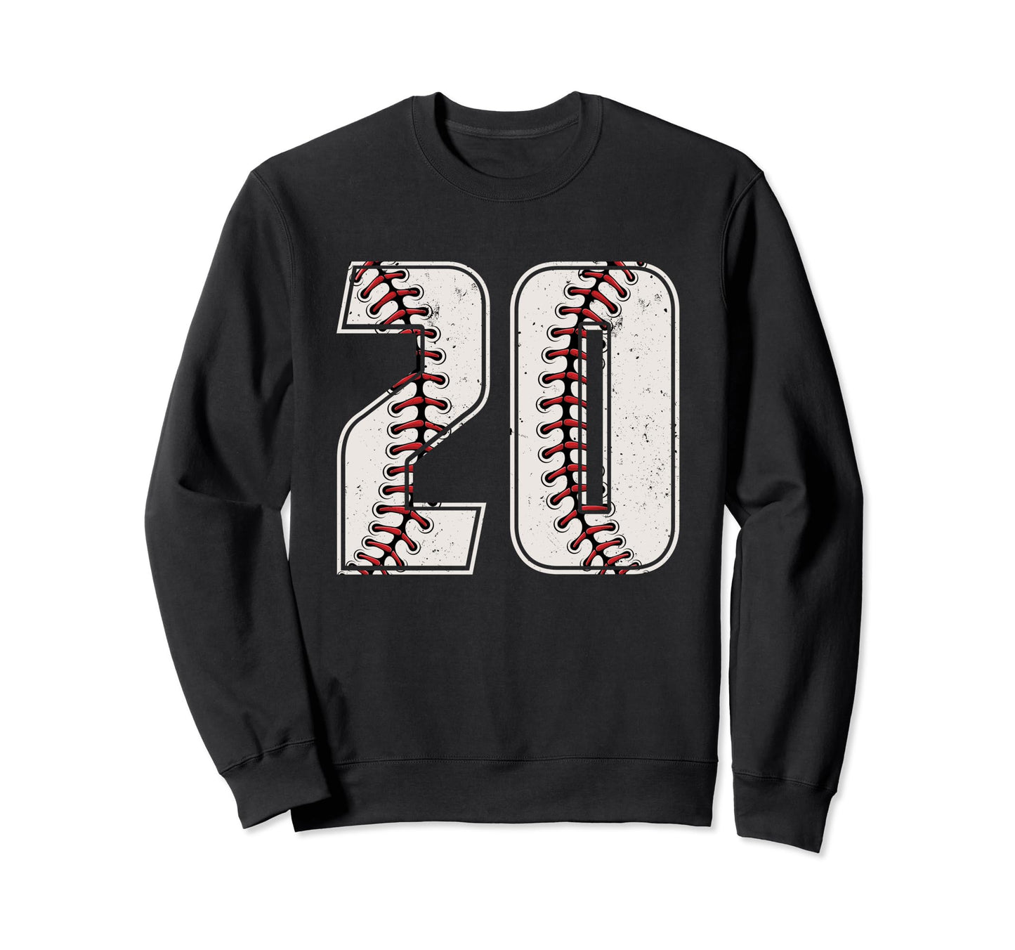 Baseball Player Number 20 Sweatshirt - Fun Novelty Design for Adults - T-Shirt, Sweatshirt, Hoodie
