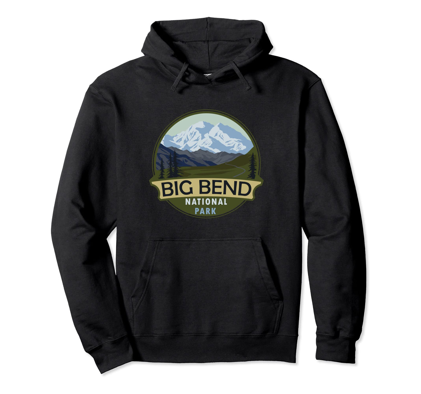 Big Bend National Park Mountain Hiking Hoodie - Trendy Graphic Unisex - T-Shirt, Sweatshirt, Hoodie
