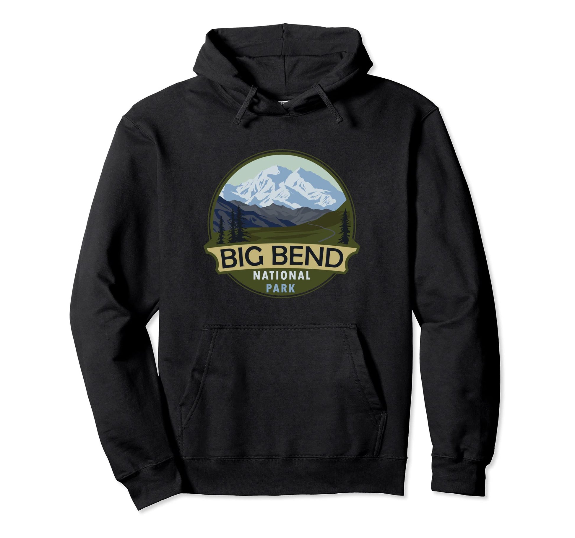 Big Bend National Park Mountain Hiking Hoodie - Trendy Graphic Unisex - T-Shirt, Sweatshirt, Hoodie