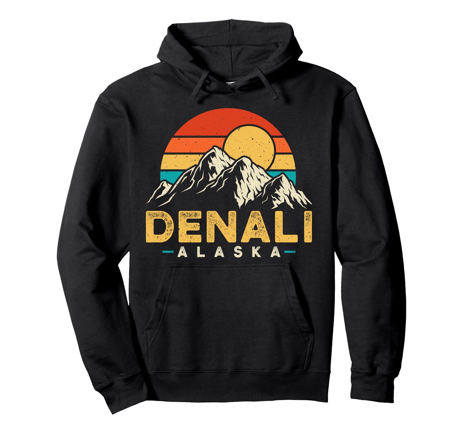Denali Alaska National Park Hoodie - Graphic Print for Adults - T-Shirt, Sweatshirt, Hoodie
