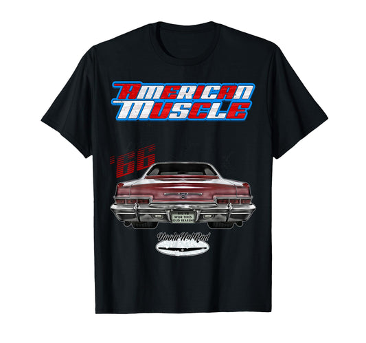 1966 66 Hotrod Impala Biscayne Del Ray T-Shirt - Aesthetic Graphic Unisex - T-Shirt, Sweatshirt, Hoodie