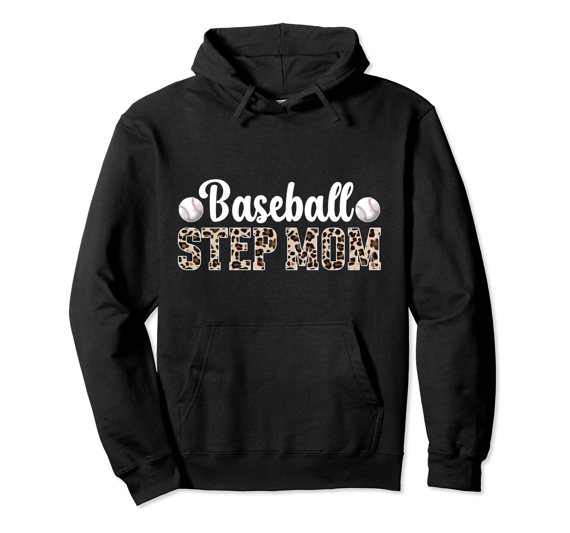 Baseball Step Mom Baseball Player Hoodie - Aesthetic Graphic Men Women - T-Shirt, Sweatshirt, Hoodie