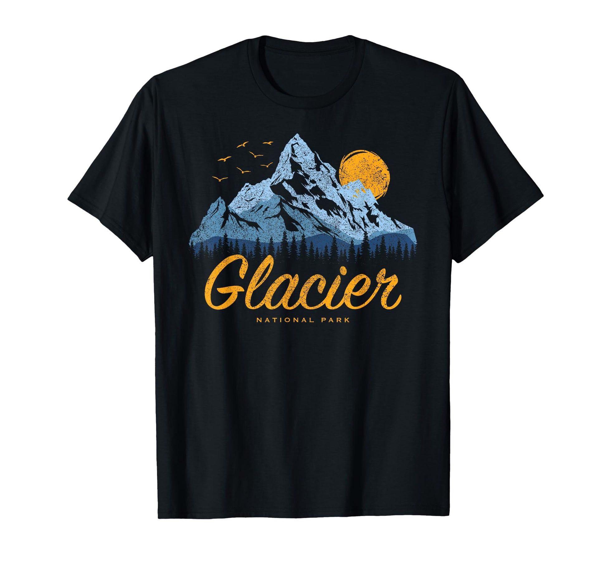 Glacier National Park Us Glacier T-Shirt - Novelty Apparel for Adults - T-Shirt, Sweatshirt, Hoodie