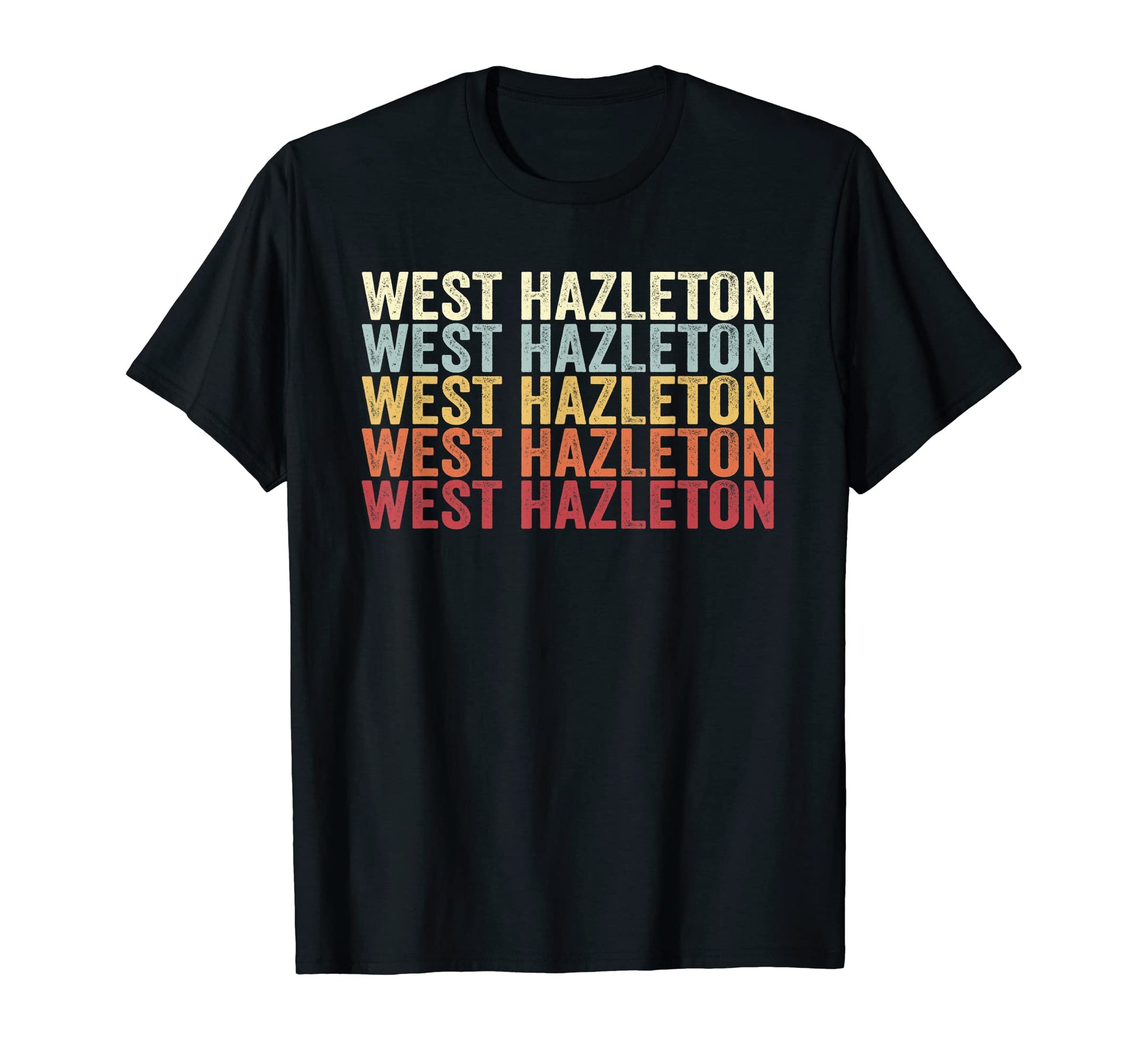 West Hazleton Pennsylvania West T-Shirt - Custom Art Print for Adults - T-Shirt, Sweatshirt, Hoodie