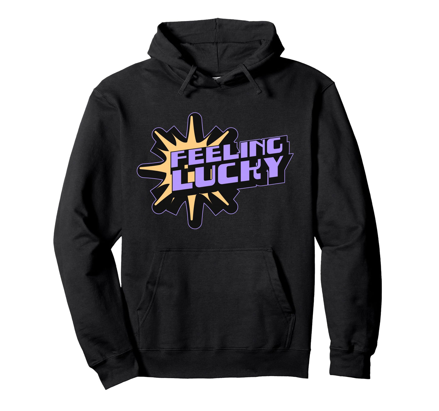 Felling Lucky Y2K Aesthetic Streetwear 2000S Hoodie - Graphic Print Unisex - T-Shirt, Sweatshirt, Hoodie