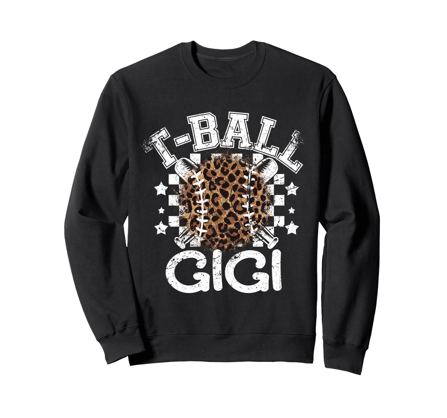 T Ball Teeball Gigi Leopard Cheetah Sweatshirt - Graphic Print for Adults - T-Shirt, Sweatshirt, Hoodie