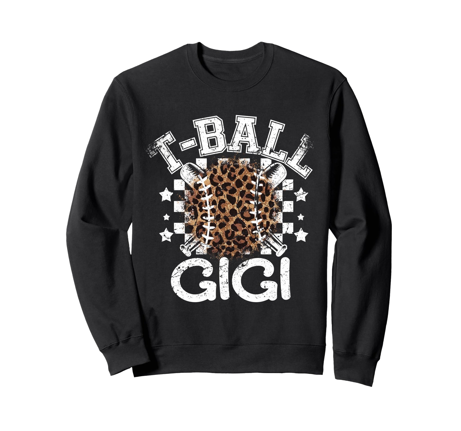 T Ball Teeball Gigi Leopard Cheetah Sweatshirt - Graphic Print for Adults - T-Shirt, Sweatshirt, Hoodie