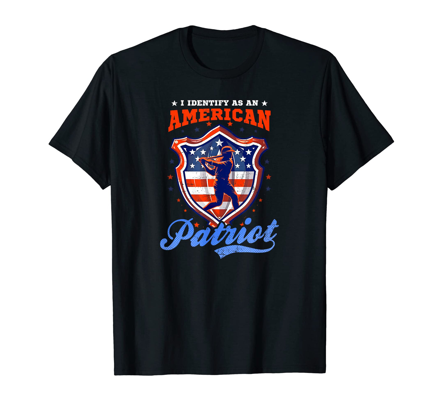 Identify As American Patriot 4Th July T-Shirt - Streetwear Style Unisex - T-Shirt, Sweatshirt, Hoodie