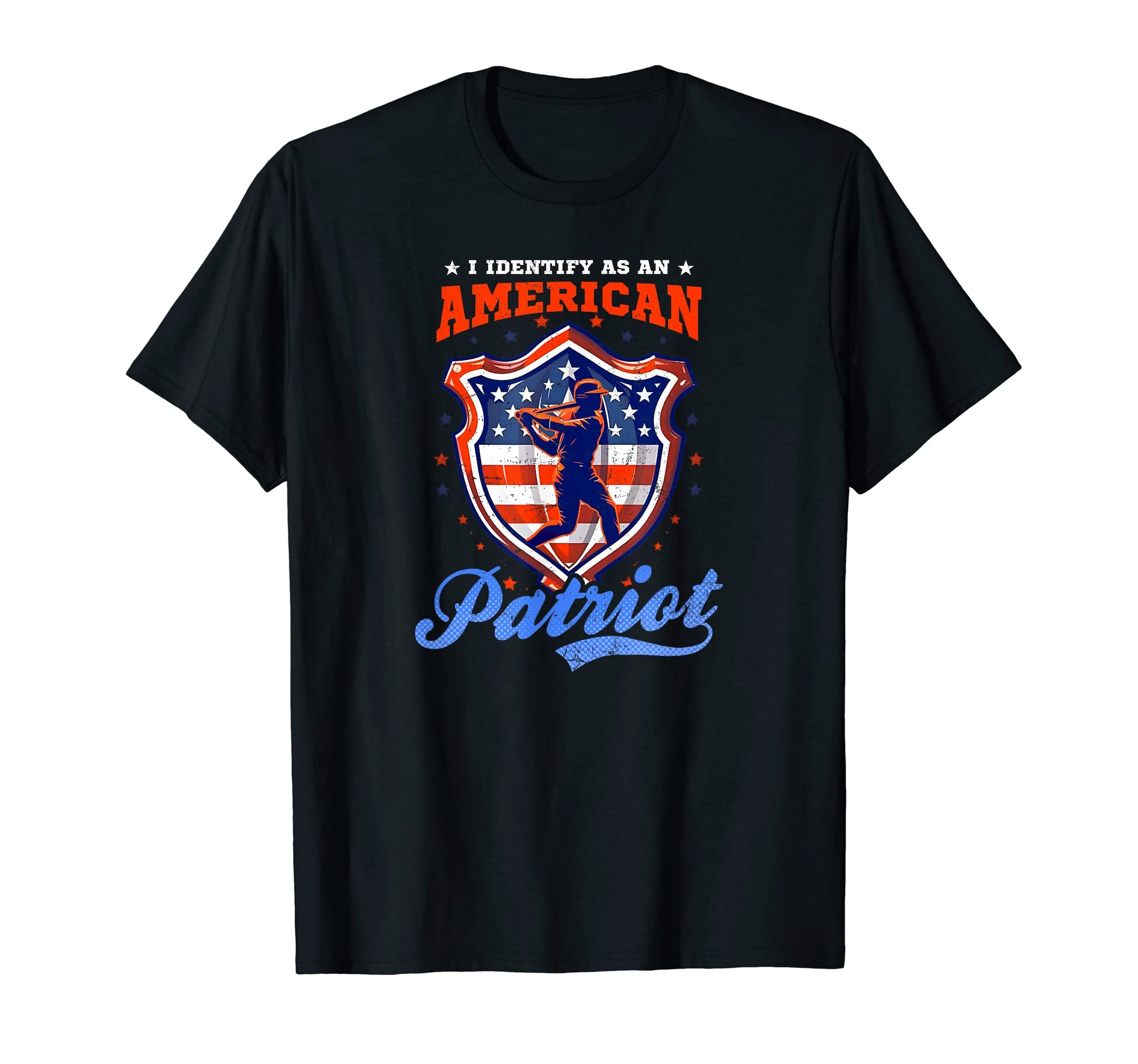 Identify As American Patriot 4Th July T-Shirt - Streetwear Style Unisex - T-Shirt, Sweatshirt, Hoodie