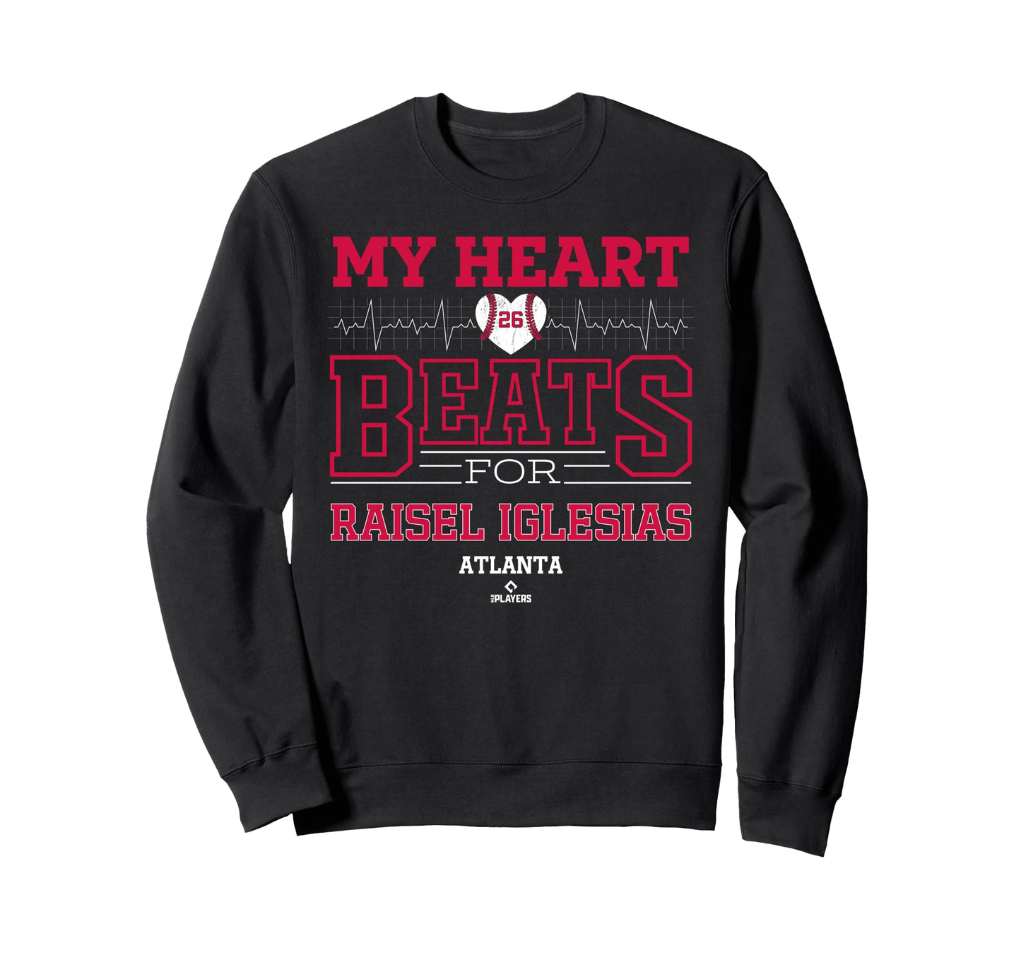 My Heart Beats Raisel Iglesias Sweatshirt - Fun Novelty Design for Adults - T-Shirt, Sweatshirt, Hoodie