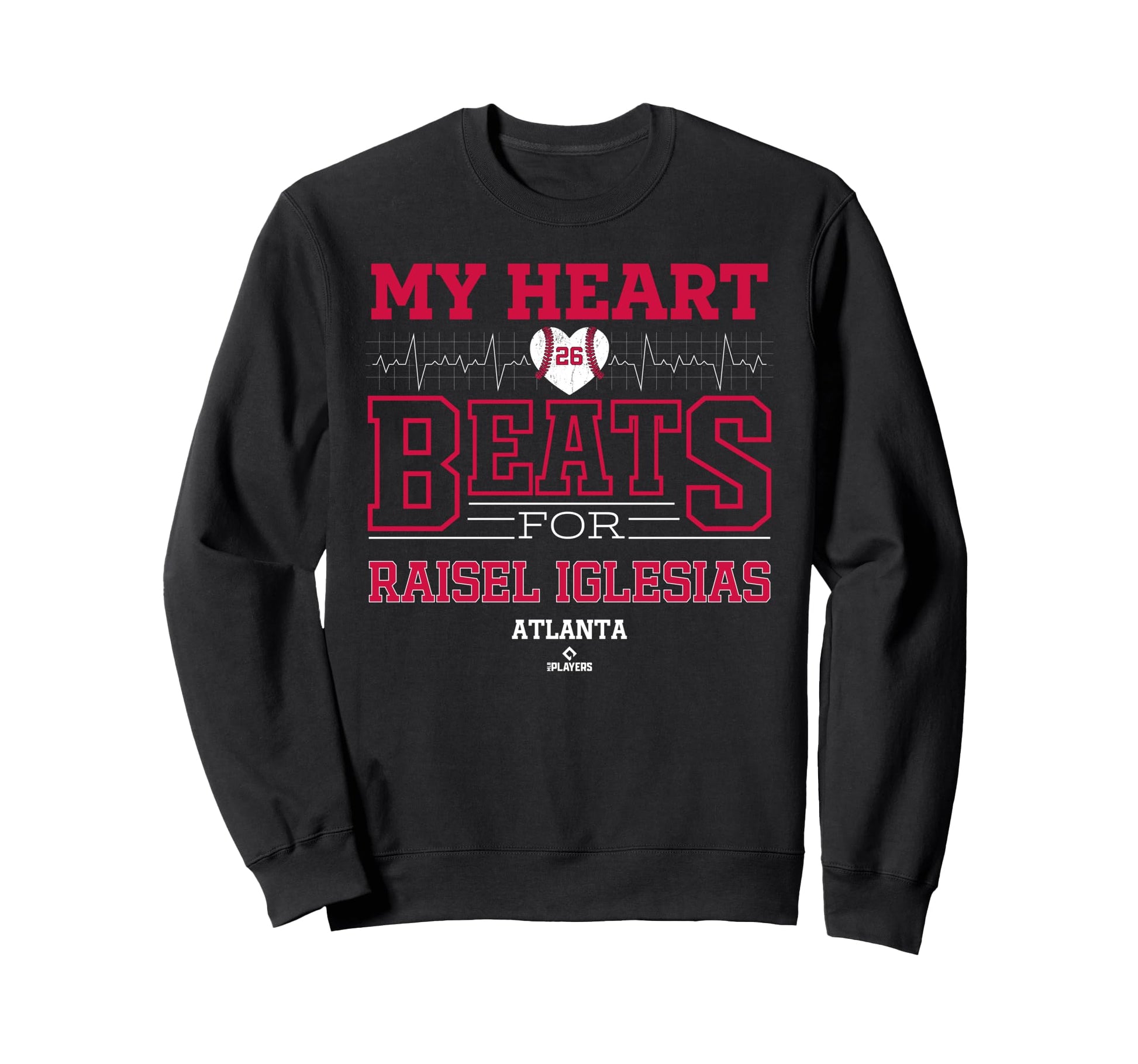My Heart Beats Raisel Iglesias Sweatshirt - Fun Novelty Design for Adults - T-Shirt, Sweatshirt, Hoodie