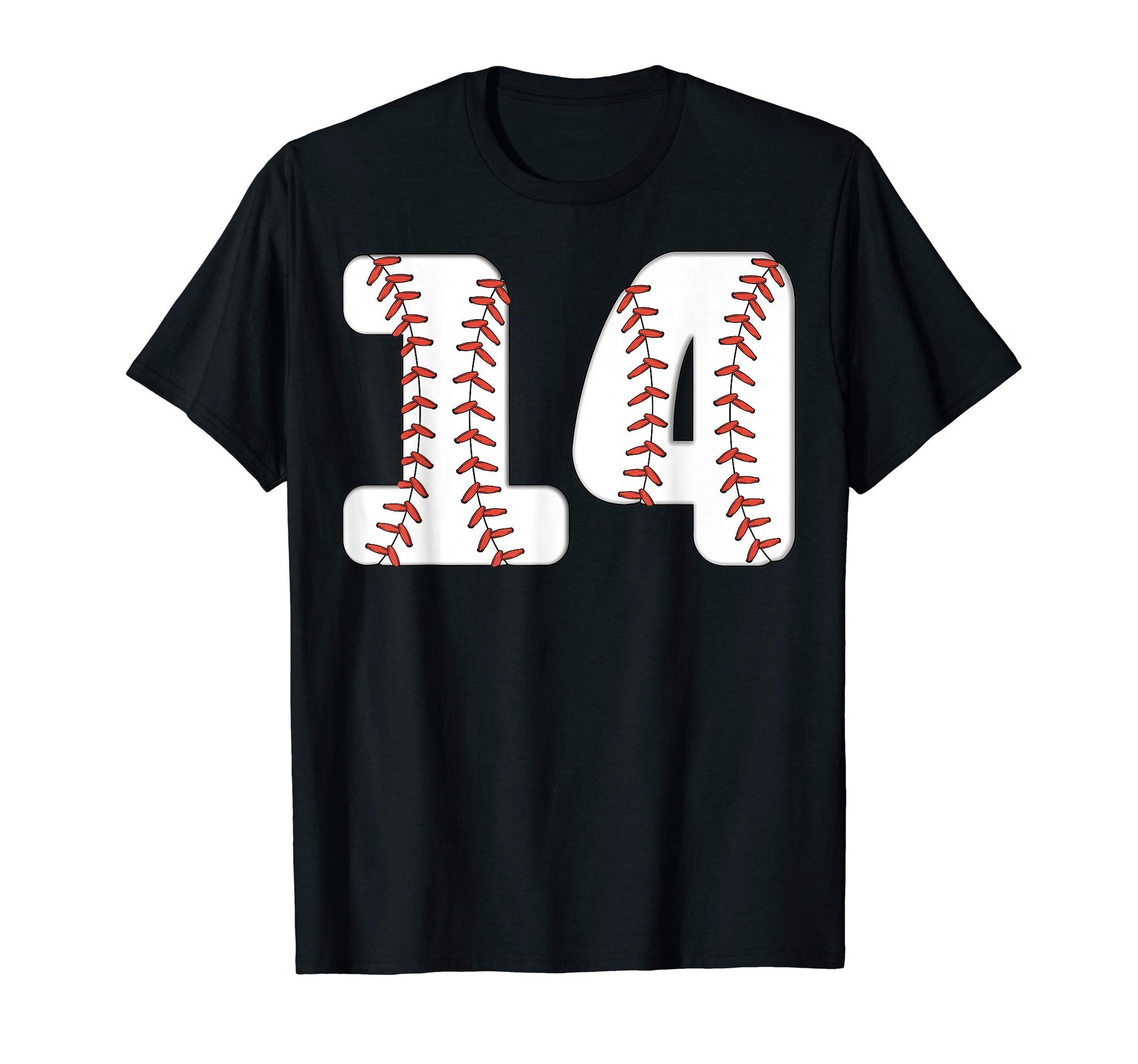 Baseball Number 14 Baseball Birthday T-Shirt - Unique Graphic for Adults - T-Shirt, Sweatshirt, Hoodie