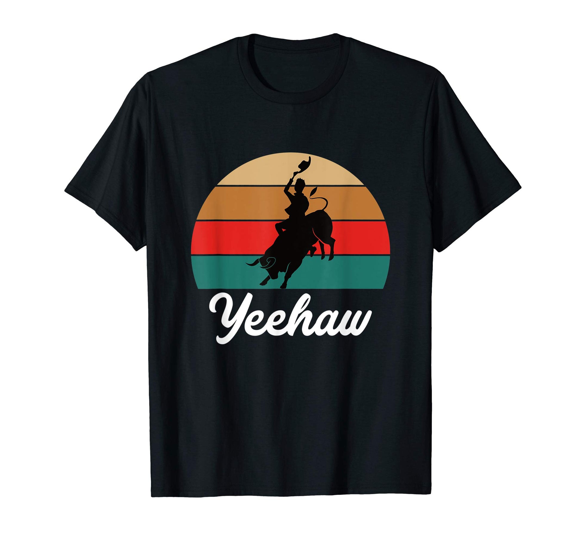 Cowboy Rodeo Western Horse Riding T-Shirt - Minimalist Print for Adults - T-Shirt, Sweatshirt, Hoodie