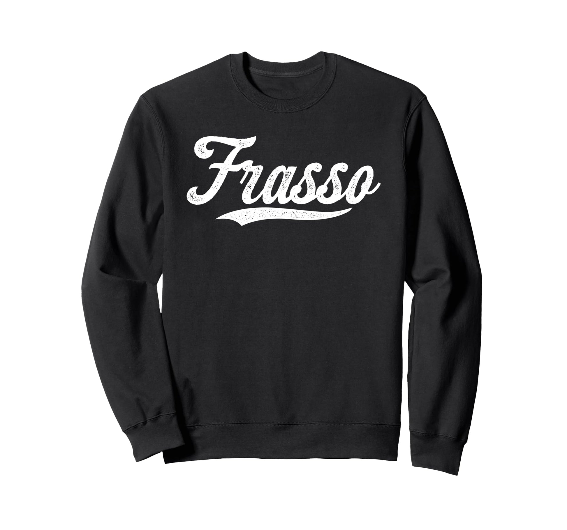Distressed Script Nick Frasso Sweatshirt - Casual Everyday Wear for Adults - T-Shirt, Sweatshirt, Hoodie
