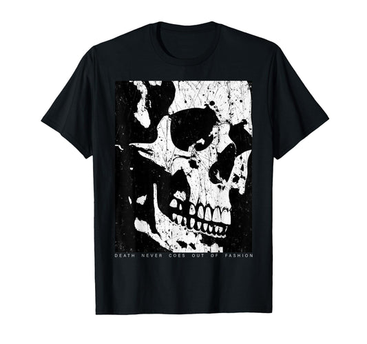 Aesthetic Streetwear Skull T-Shirt - Aesthetic Graphic for Adults - T-Shirt, Sweatshirt, Hoodie