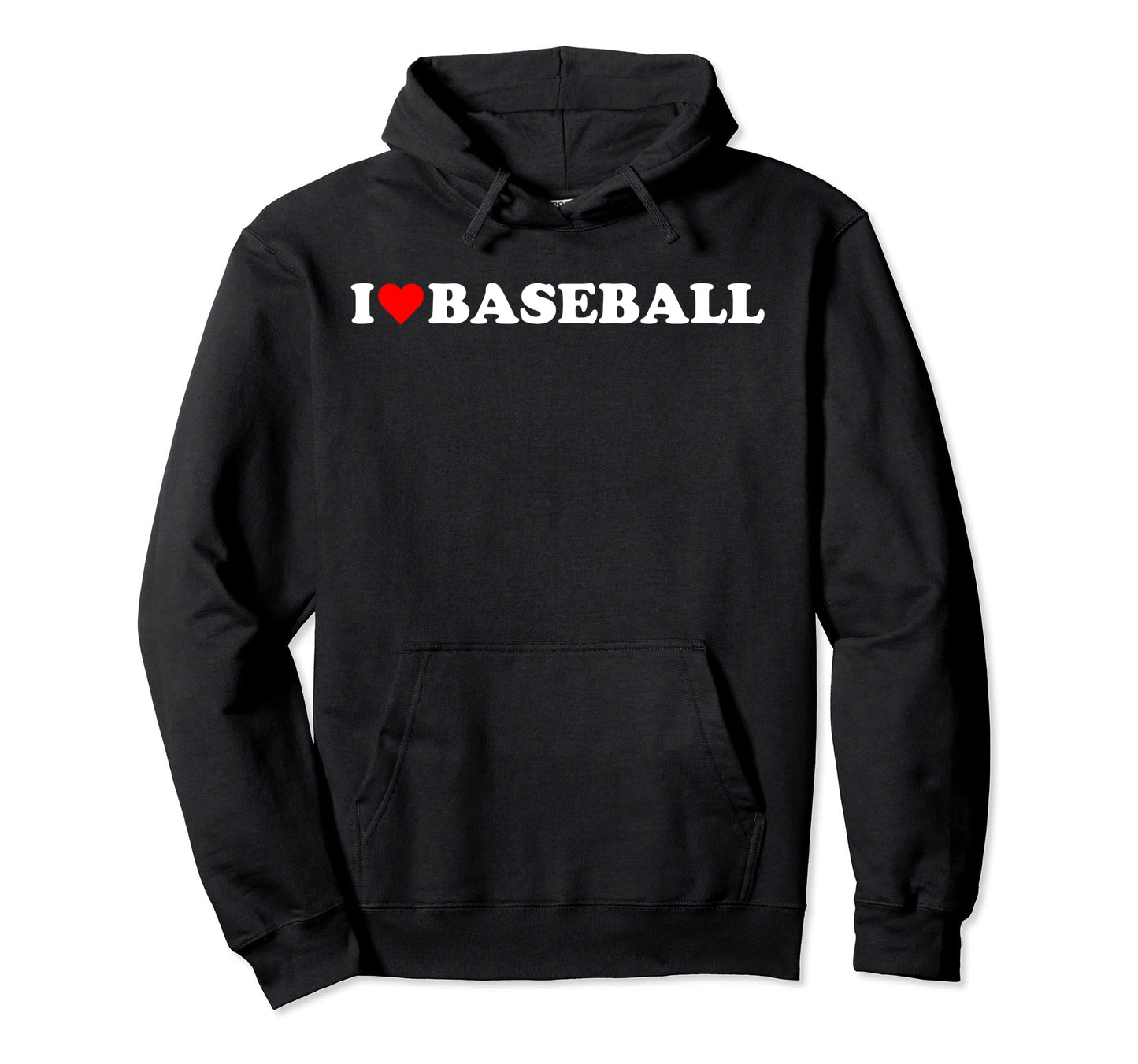 I Heart Baseball I Love Baseball Hobby Theme Hoodie - Graphic Print Unisex - T-Shirt, Sweatshirt, Hoodie