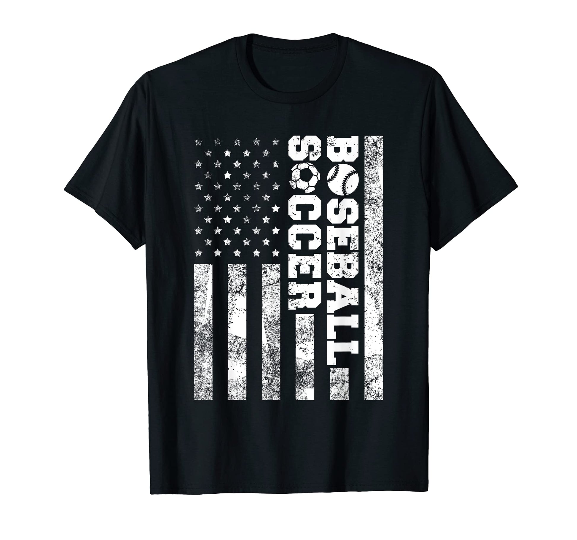 American Distressed Flag Funny T-Shirt - Streetwear Style for Adults - T-Shirt, Sweatshirt, Hoodie