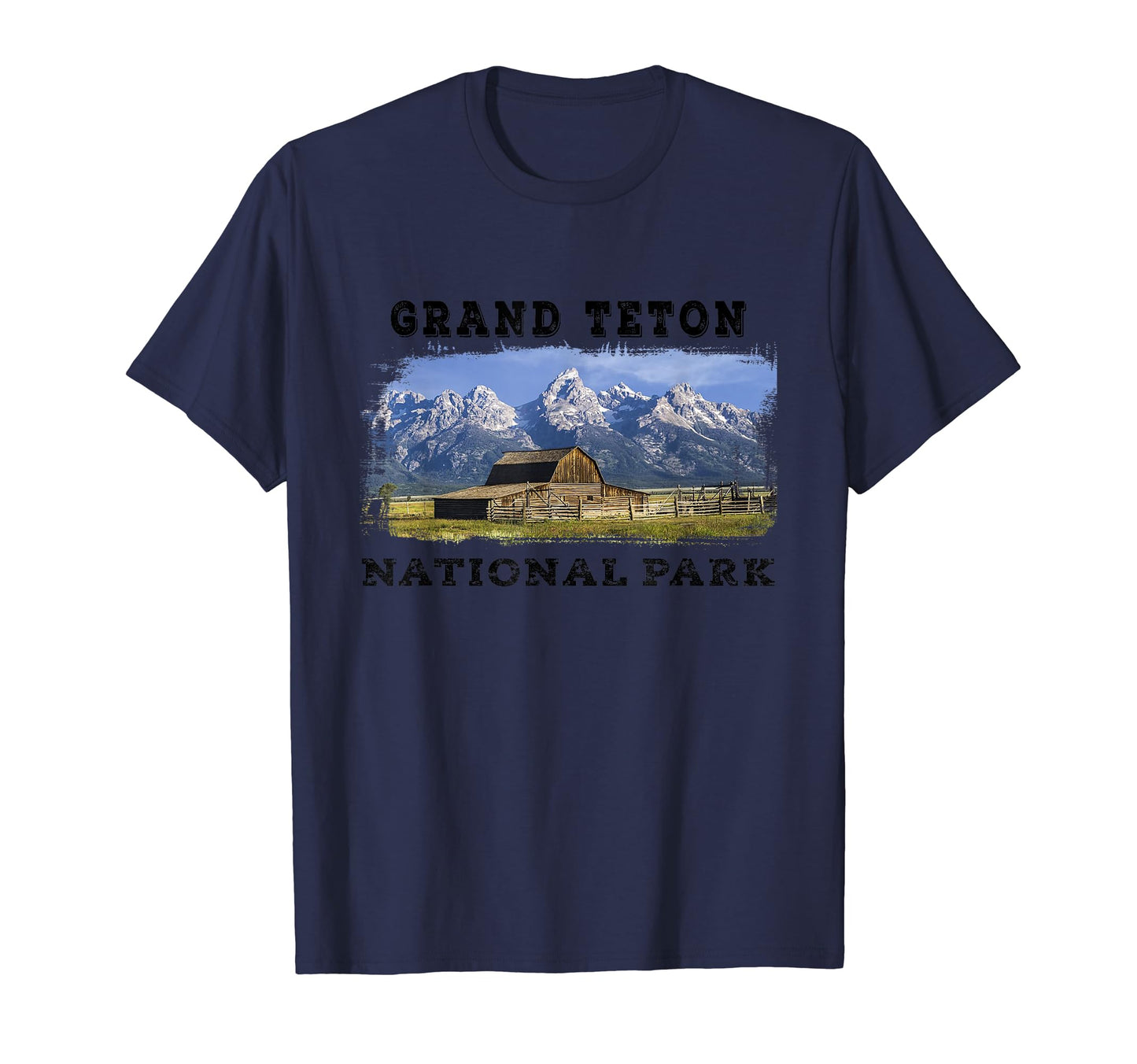 Grunge Grand Teton National Park T-Shirt - Novelty Apparel Men Women - T-Shirt, Sweatshirt, Hoodie