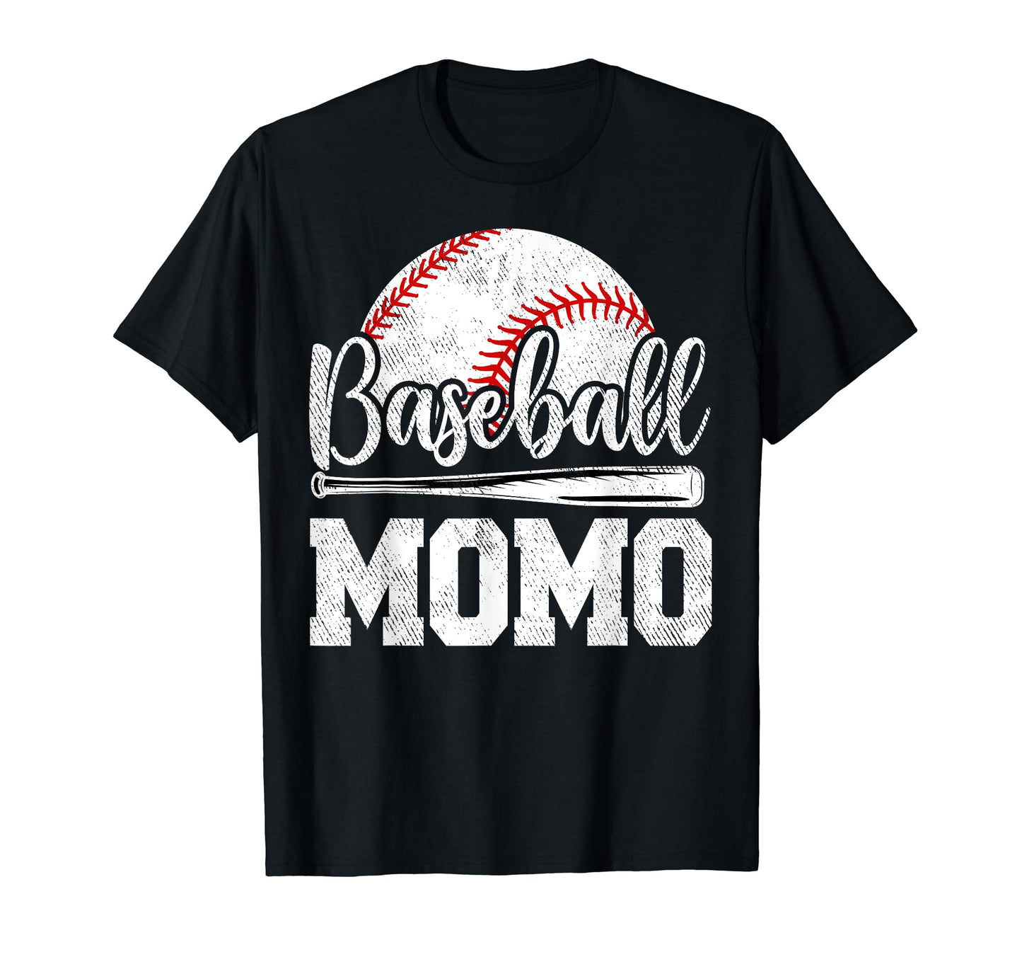 Baseball Momo Baseball Player Game Day T-Shirt - Graphic Print for Adults - T-Shirt, Sweatshirt, Hoodie