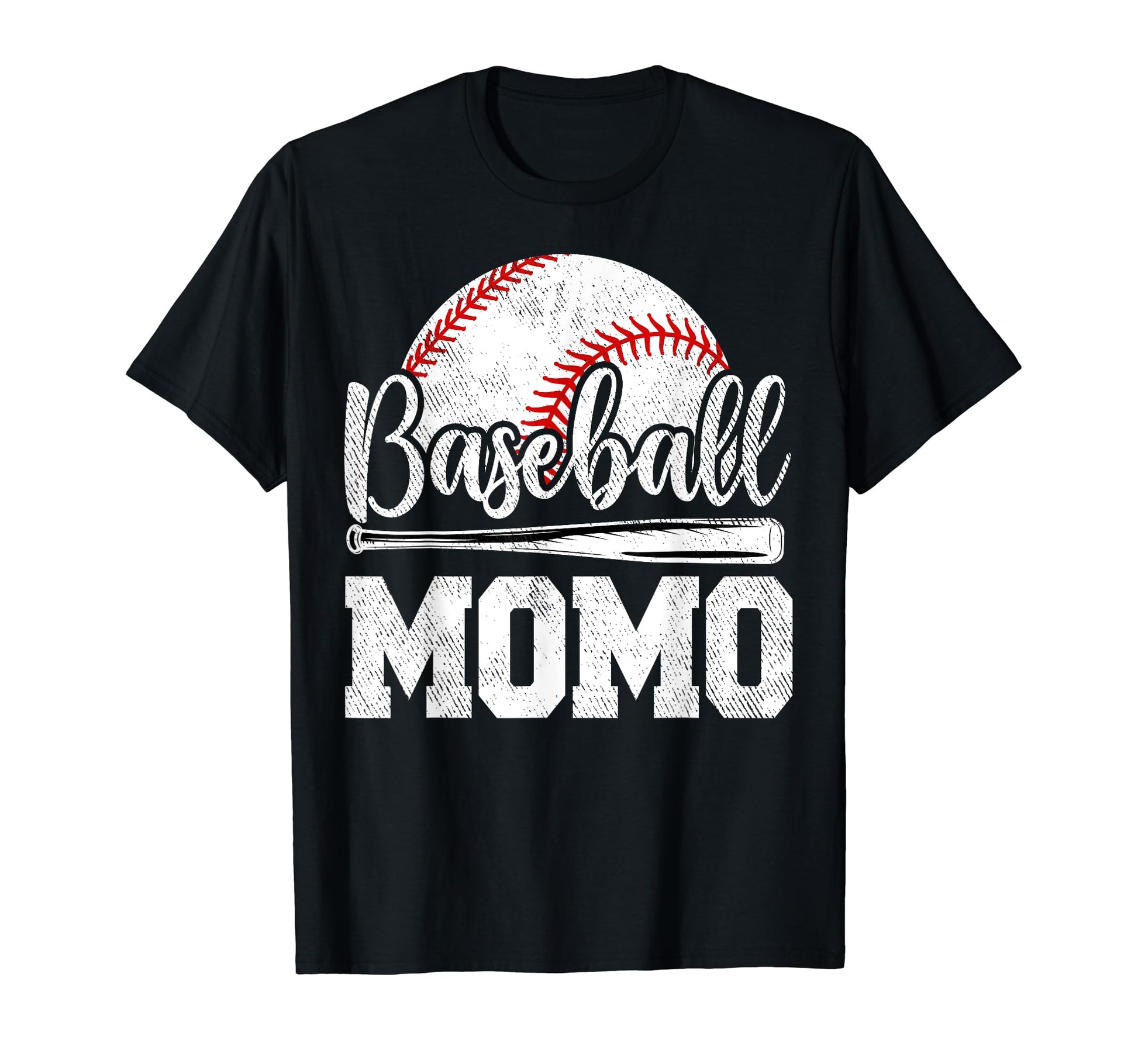 Baseball Momo Baseball Player Game Day T-Shirt - Graphic Print for Adults - T-Shirt, Sweatshirt, Hoodie