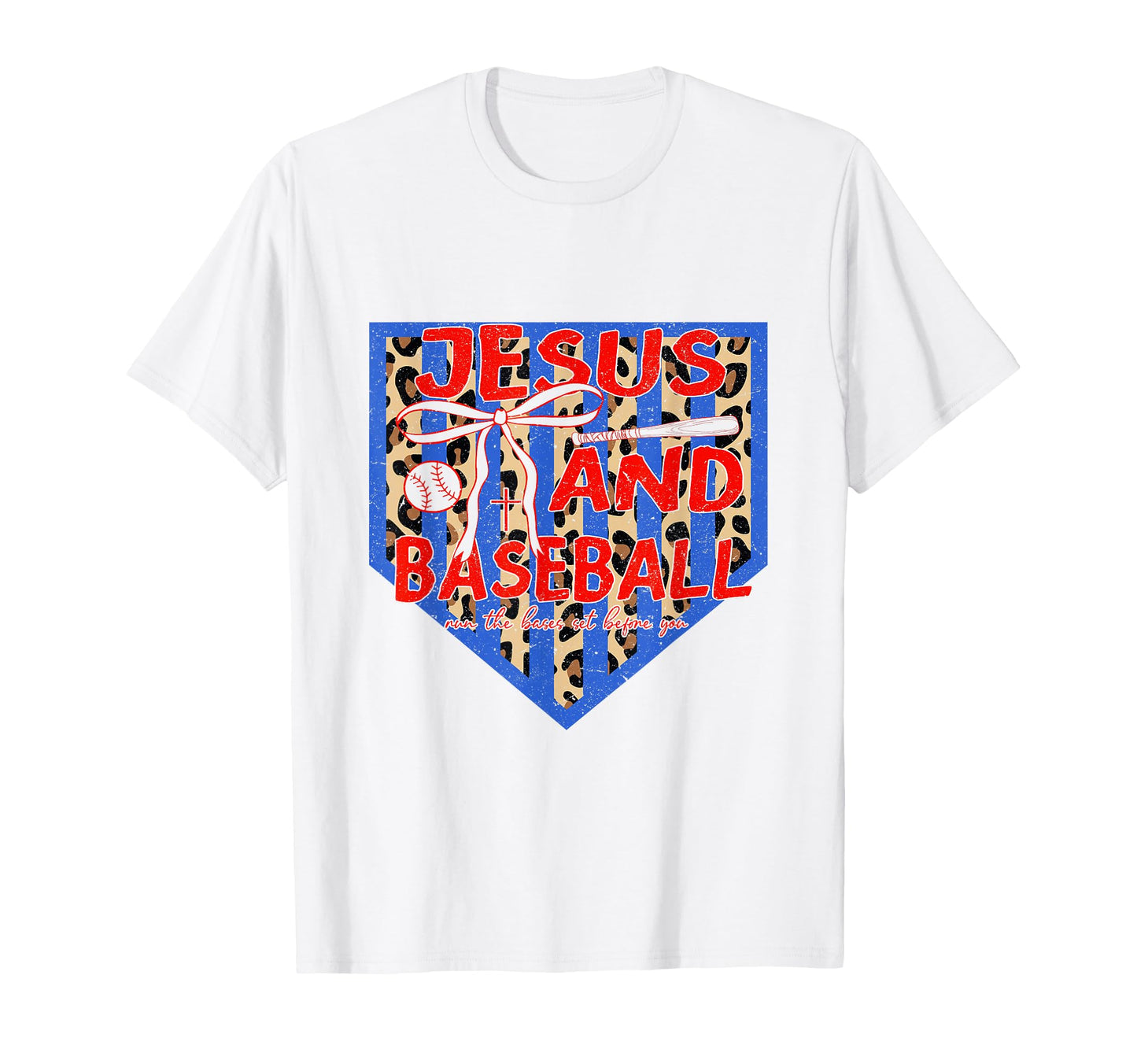 Jesus And Baseball Coquette T-Shirt - Casual Everyday Wear Unisex - T-Shirt, Sweatshirt, Hoodie