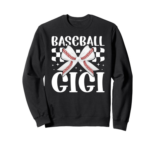 Baseball Gigi Coquette Gigi Baseball Sweatshirt - Minimalist Print Unisex - T-Shirt, Sweatshirt, Hoodie