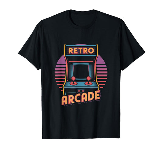 Arcade Gamer Coin Op Cabinet T-Shirt - Aesthetic Graphic Men Women - T-Shirt, Sweatshirt, Hoodie