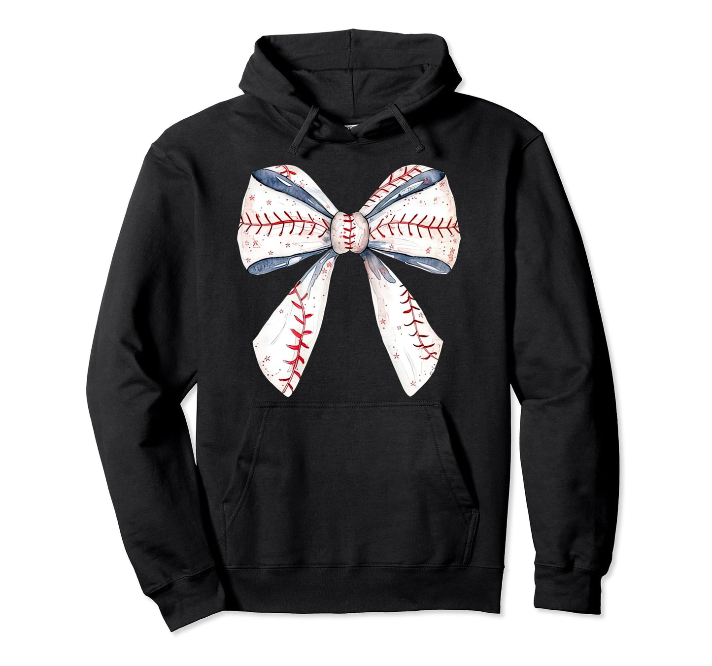 Baseball Mom Coquette Bow Mothers Day Hoodie - Fun Novelty Design Unisex - T-Shirt, Sweatshirt, Hoodie