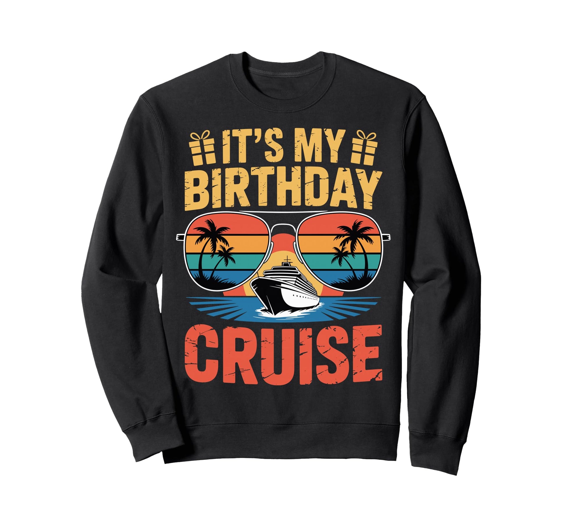 Tropical Sunset Ocean Vacation Its Sweatshirt - Novelty Apparel for Adults - T-Shirt, Sweatshirt, Hoodie