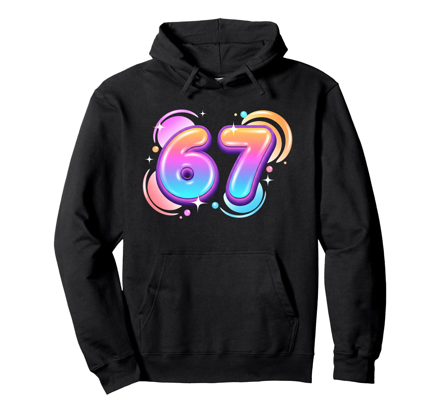 6 7 Six Seven Meme Y2K Slang Aesthetic 67 Hoodie - Graphic Print Unisex - T-Shirt, Sweatshirt, Hoodie