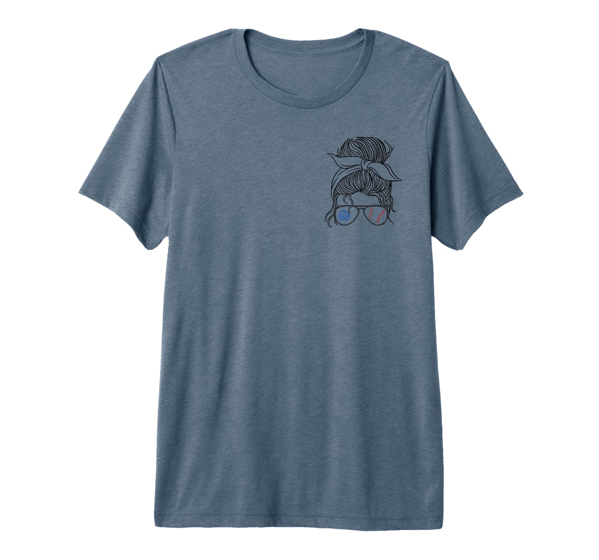 Home Run Hero Proud Baseball Mom 2 T-Shirt - Minimalist Print for Adults - T-Shirt, Sweatshirt, Hoodie