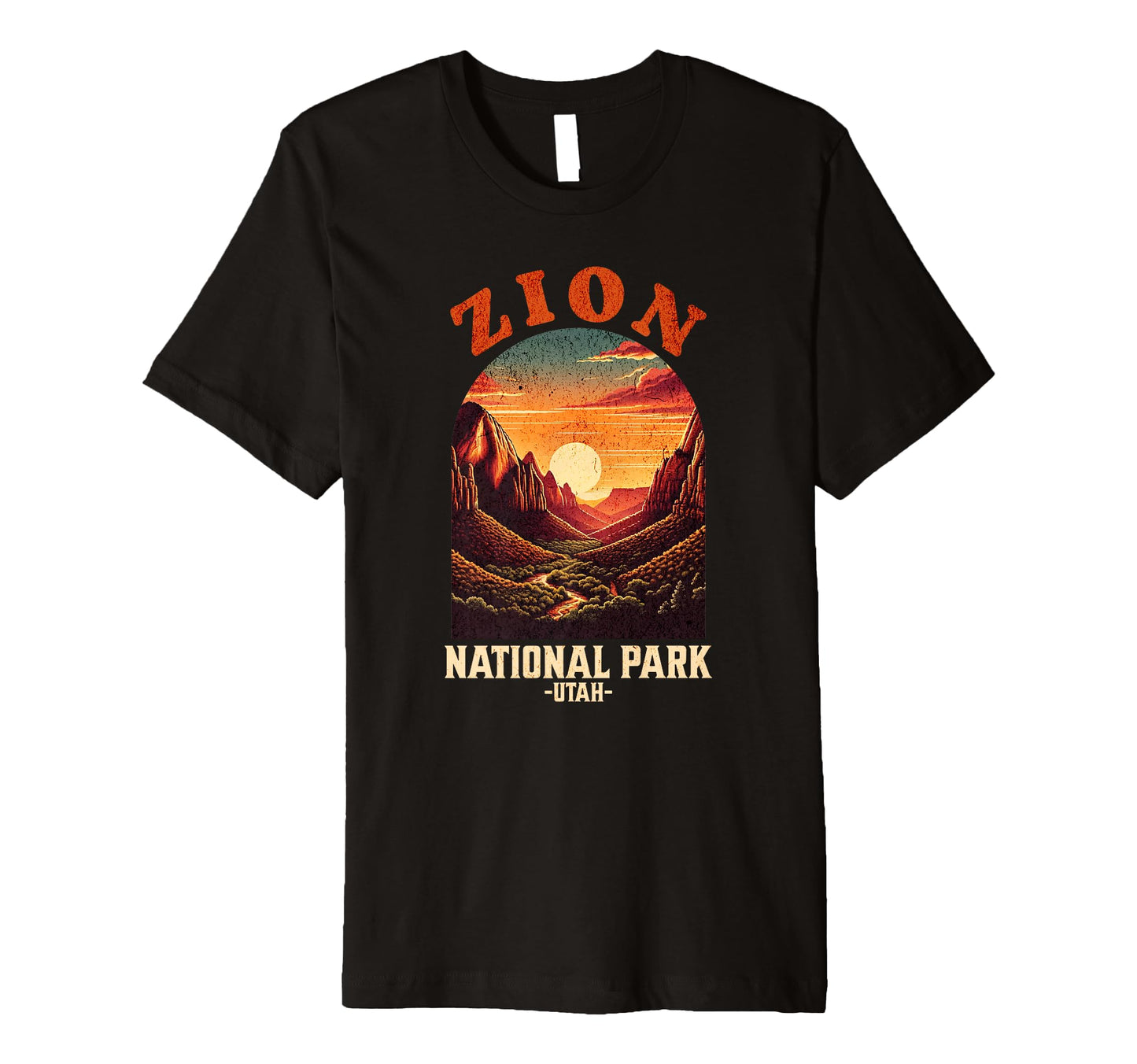 Zion National Park Utah Usa 1919 T-Shirt - Novelty Apparel Men Women - T-Shirt, Sweatshirt, Hoodie