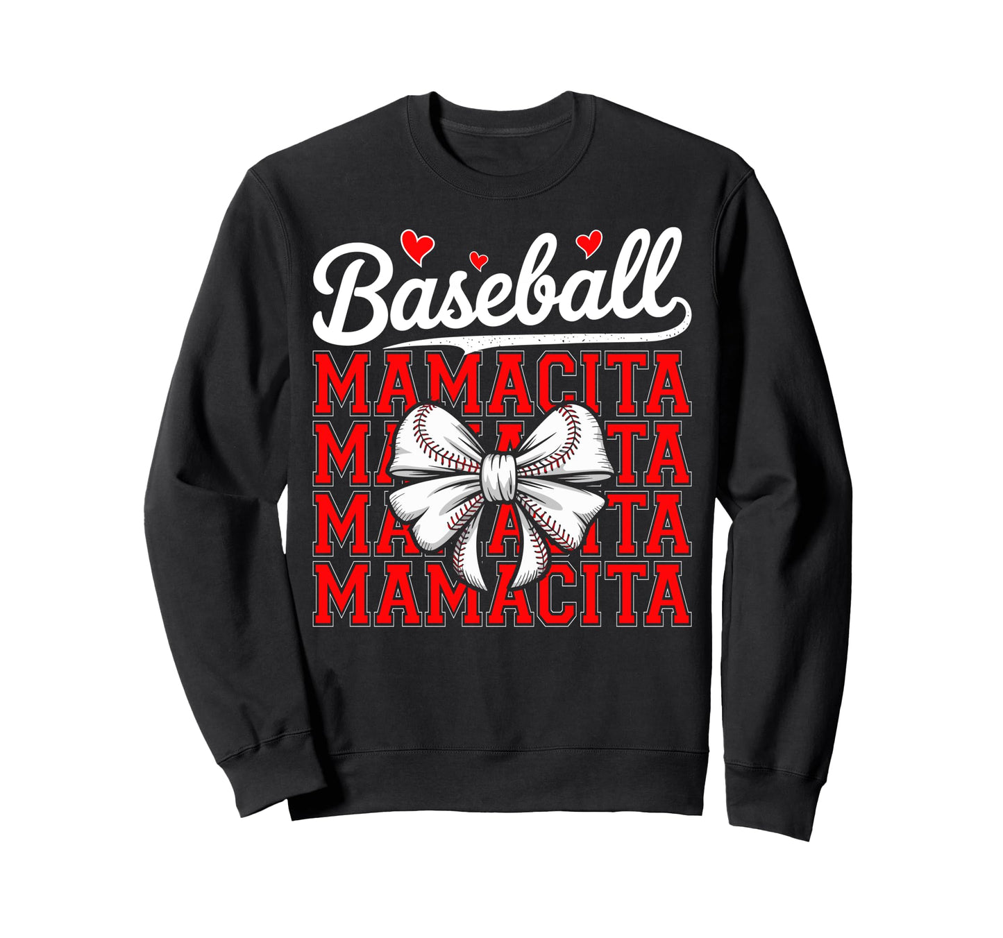 Game Day Mama Coquette Bow Baseball Sweatshirt - Aesthetic Graphic Unisex - T-Shirt, Sweatshirt, Hoodie
