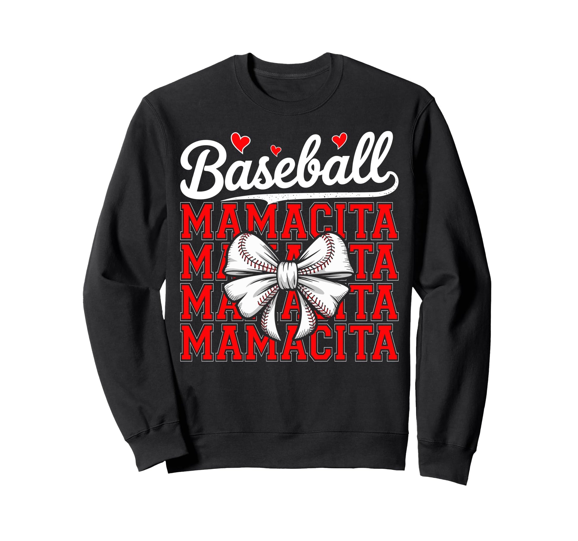 Game Day Mama Coquette Bow Baseball Sweatshirt - Aesthetic Graphic Unisex - T-Shirt, Sweatshirt, Hoodie