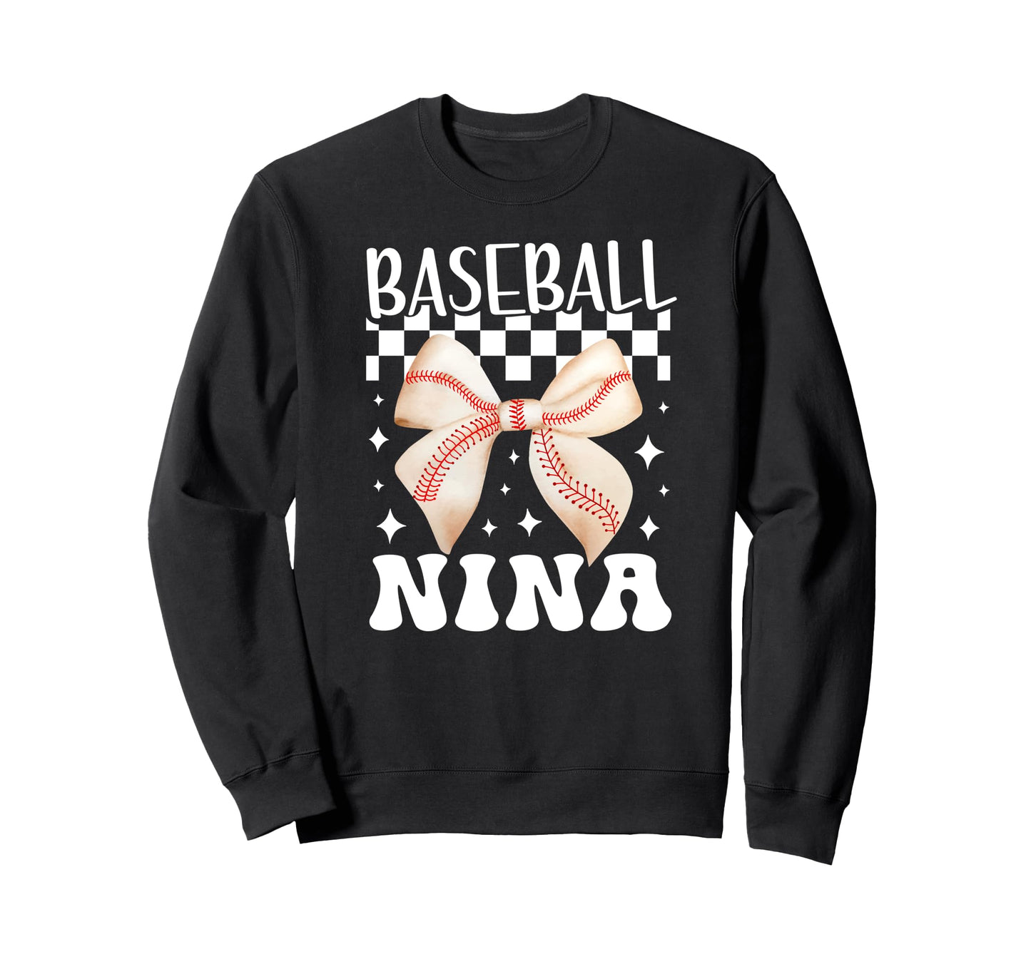 Baseball Nina Coquette Nina Baseball Sweatshirt - Graphic Print for Adults - T-Shirt, Sweatshirt, Hoodie