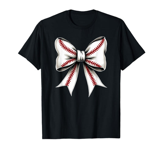 Baseball Coquette Bow Mommy T-Shirt - Trendy Graphic Men Women - T-Shirt, Sweatshirt, Hoodie