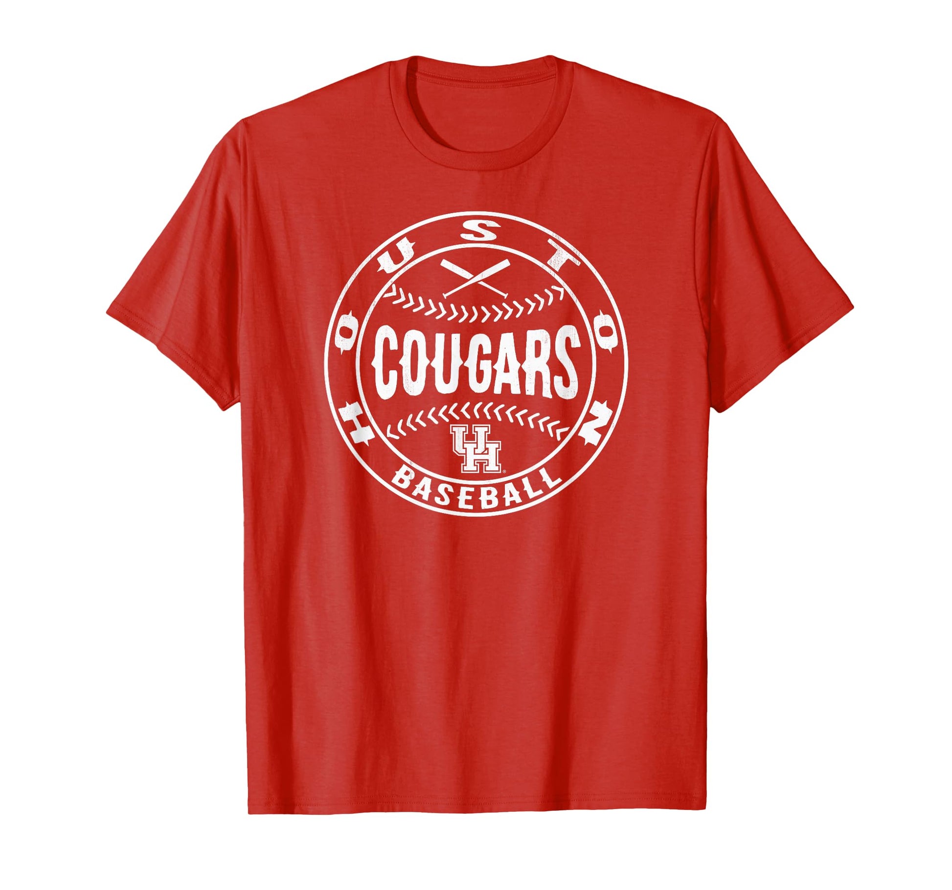 Houston Cougars Baseball Homerun T-Shirt - Casual Everyday Wear Men Women - T-Shirt, Sweatshirt, Hoodie