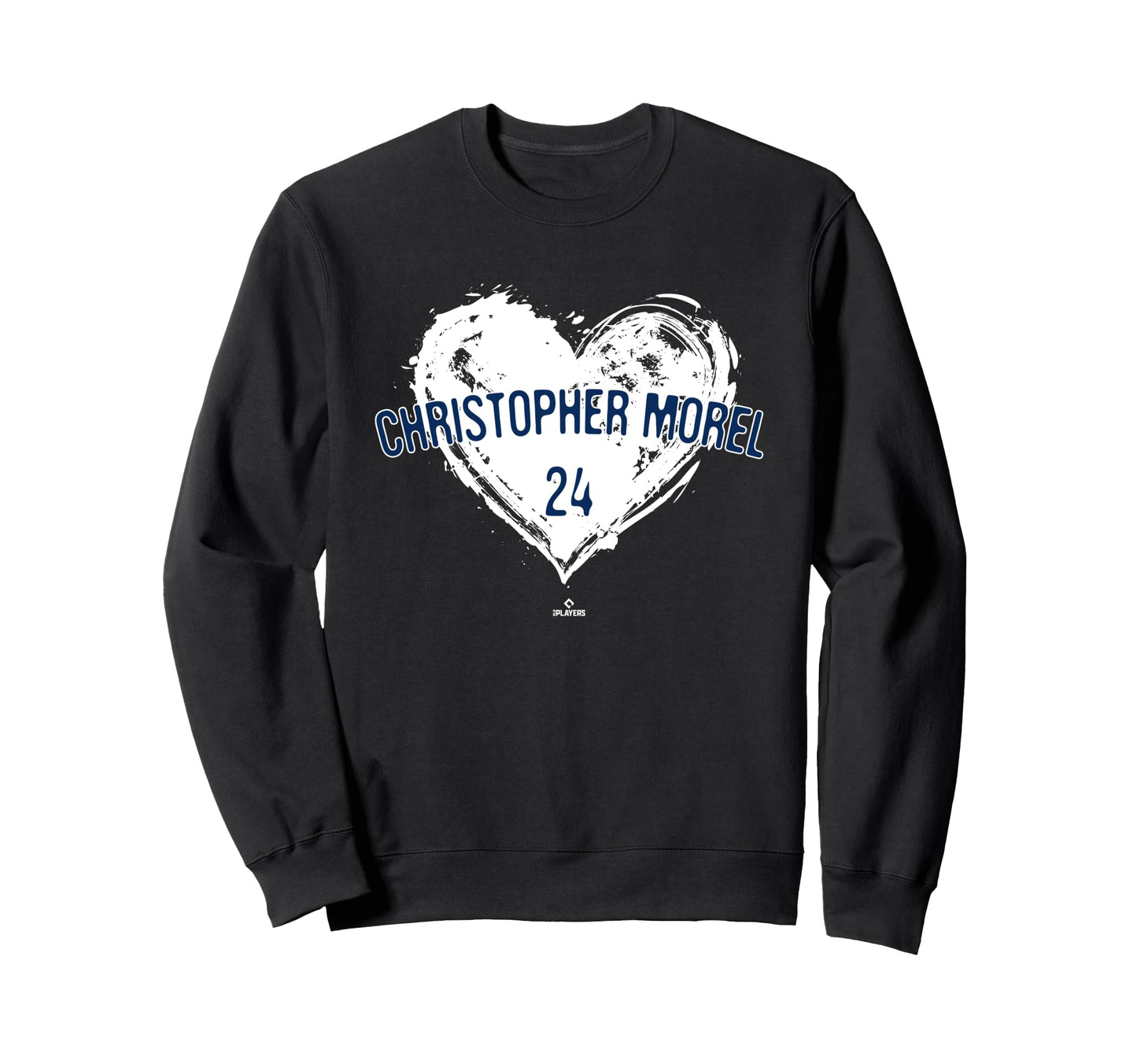 Distressed Heart Christopher Morel Sweatshirt - Minimalist Print Men Women - T-Shirt, Sweatshirt, Hoodie