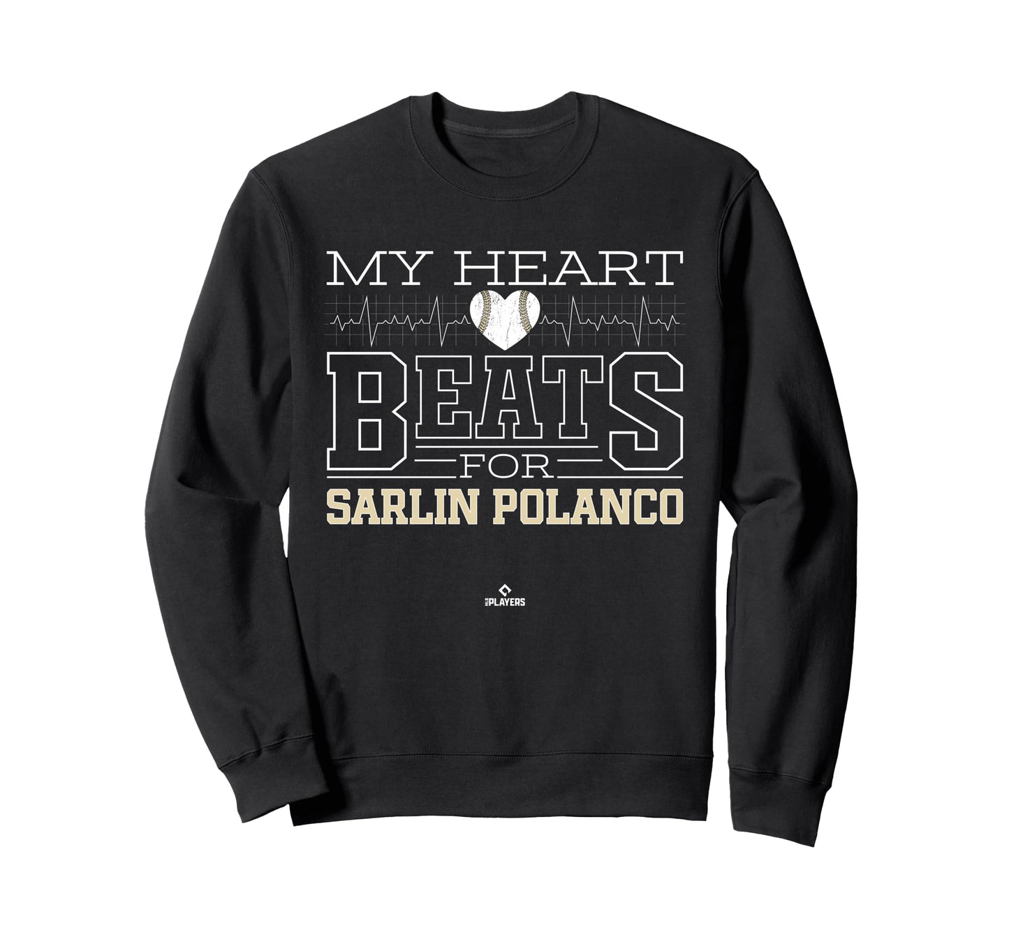 My Heart Beats Sarlin Polanco Sweatshirt - Casual Everyday Wear for Adults - T-Shirt, Sweatshirt, Hoodie