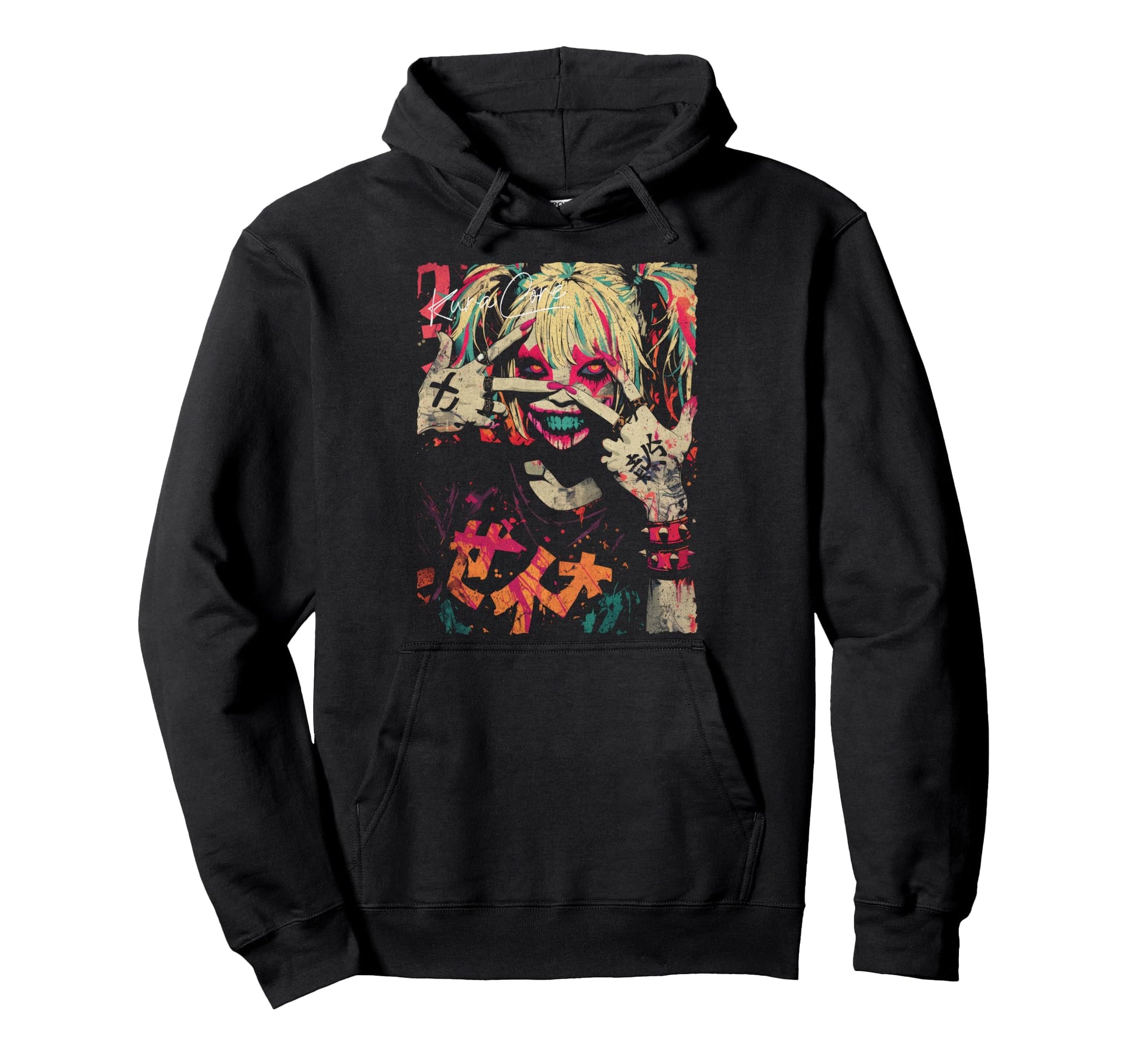 Japanese Streetwear Cyberpunk Y2K Hoodie - Trendy Graphic for Adults - T-Shirt, Sweatshirt, Hoodie