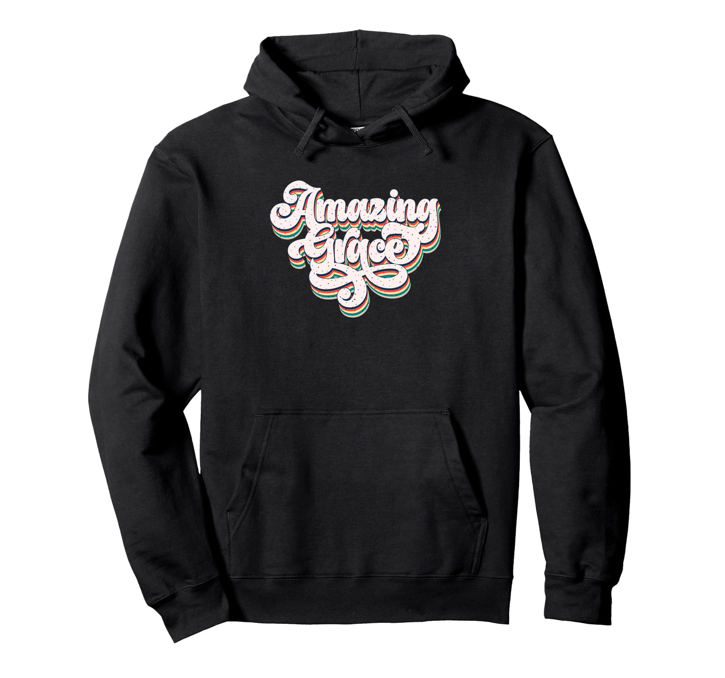 Amazing Grace Inspirational Faith Hoodie - Fun Novelty Design Men Women - T-Shirt, Sweatshirt, Hoodie