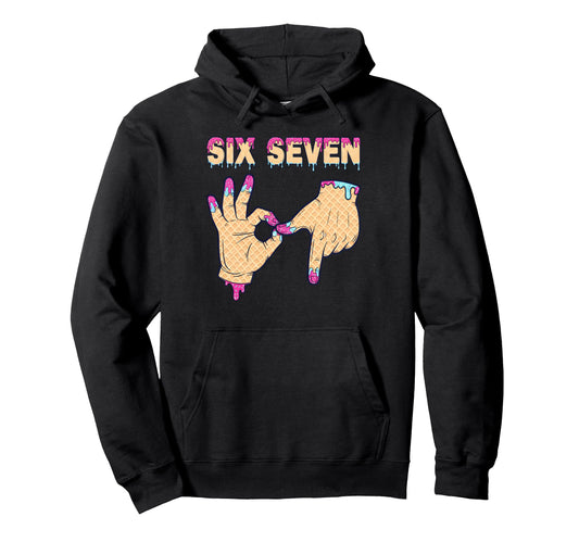 Baseball 67 Six Seven Meme Funny 6 7 Hoodie - Graphic Print for Adults - T-Shirt, Sweatshirt, Hoodie