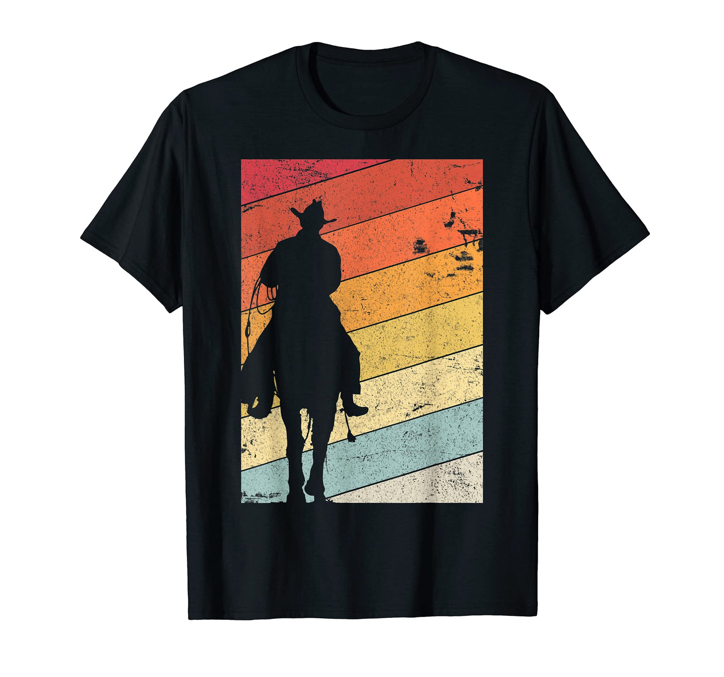 Cowboy Cowgirl Horse Wild West T-Shirt - Graphic Print for Adults - T-Shirt, Sweatshirt, Hoodie